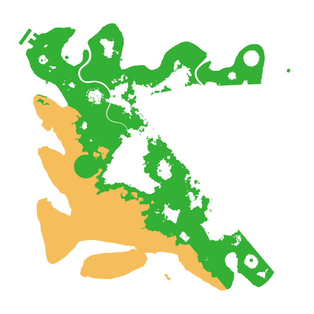 Biome Rust Map: Procedural Map, Size: 3500, Seed: 6823515