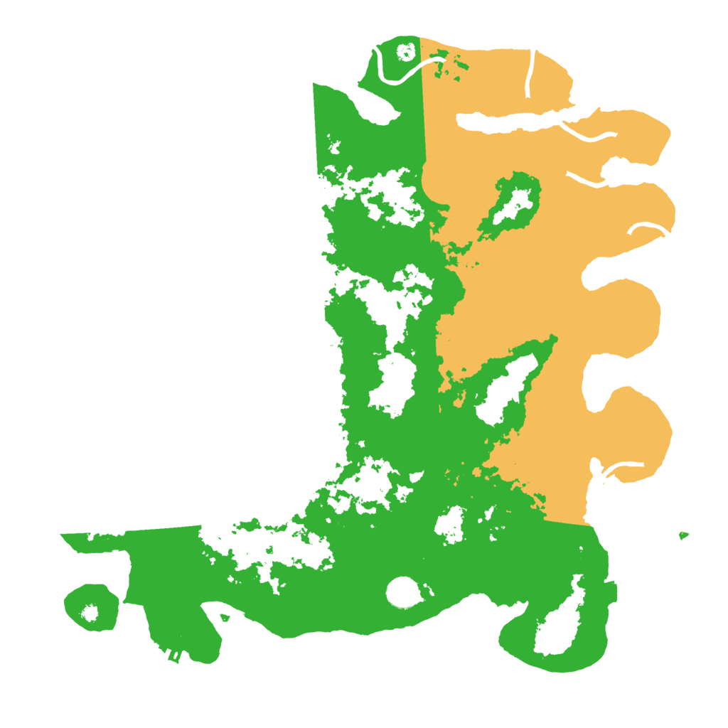 Biome Rust Map: Procedural Map, Size: 4000, Seed: 1284156862
