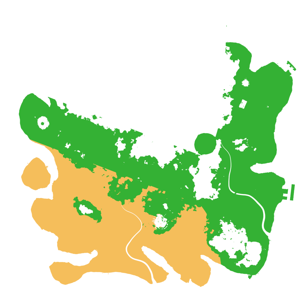 Biome Rust Map: Procedural Map, Size: 3850, Seed: 40034869