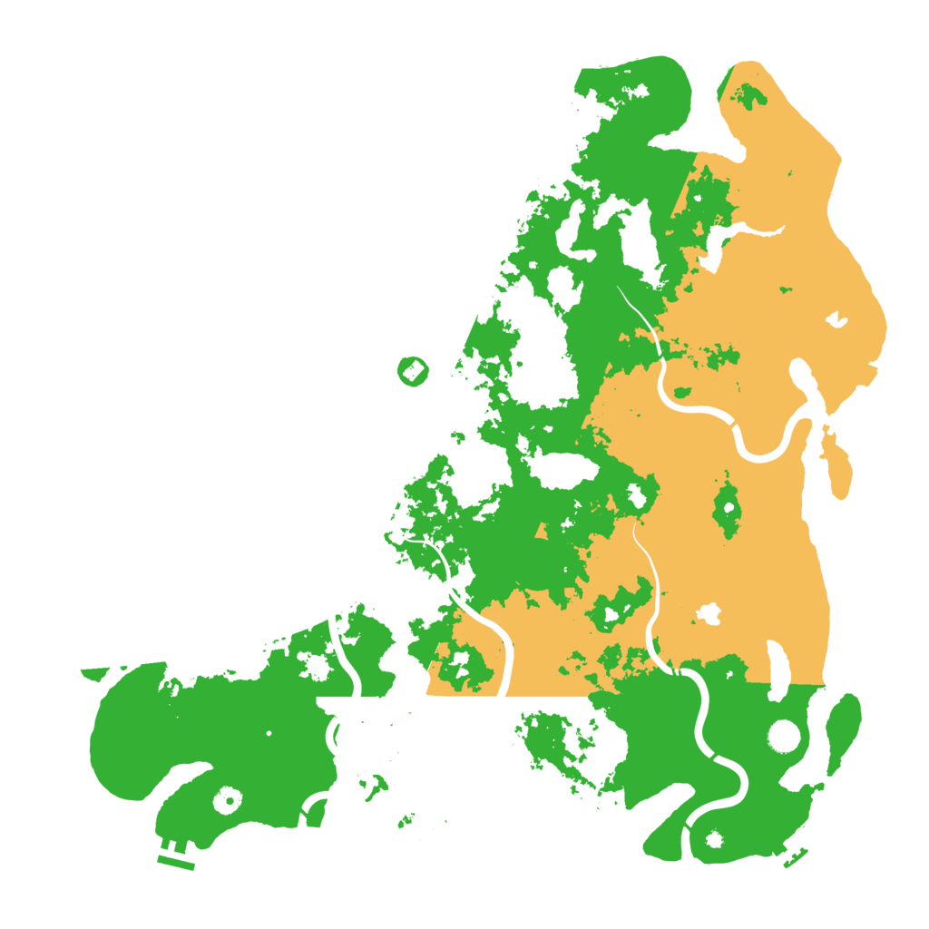 Biome Rust Map: Procedural Map, Size: 5000, Seed: 379