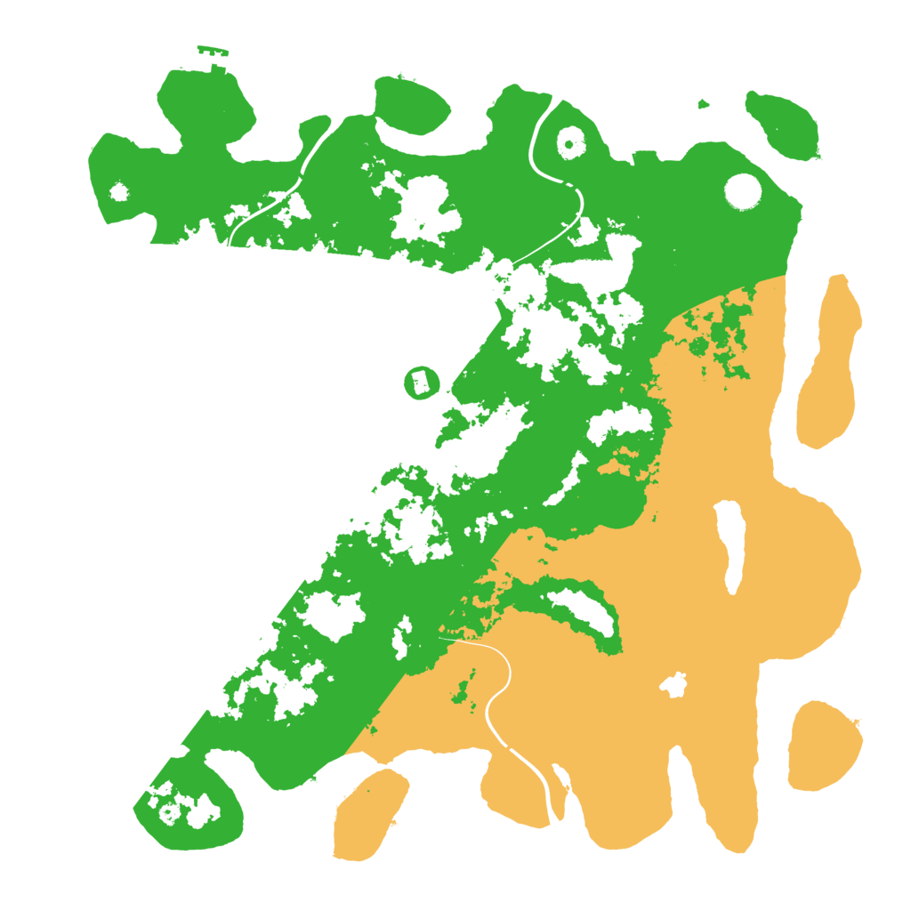 Biome Rust Map: Procedural Map, Size: 4400, Seed: 55900859