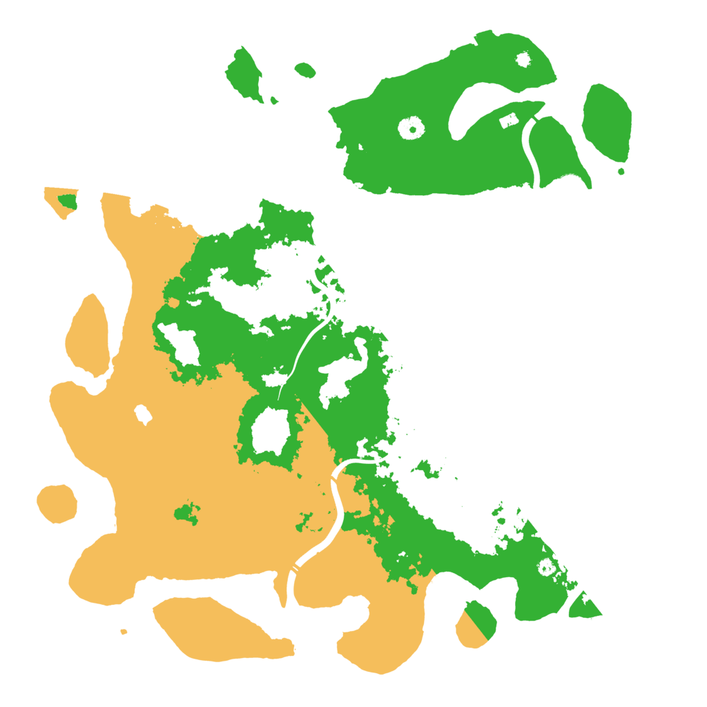 Biome Rust Map: Procedural Map, Size: 4300, Seed: 31849732