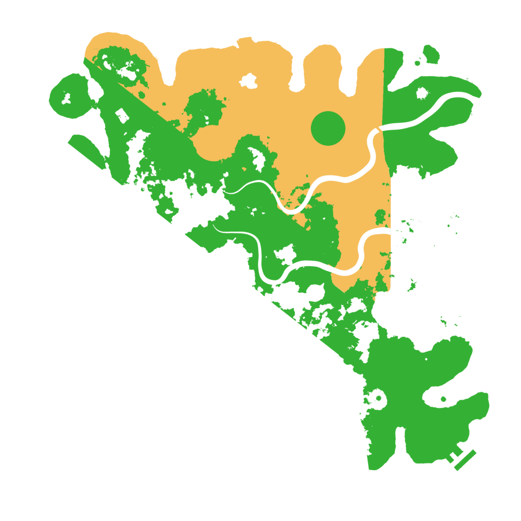 Biome Rust Map: Procedural Map, Size: 4000, Seed: 3696