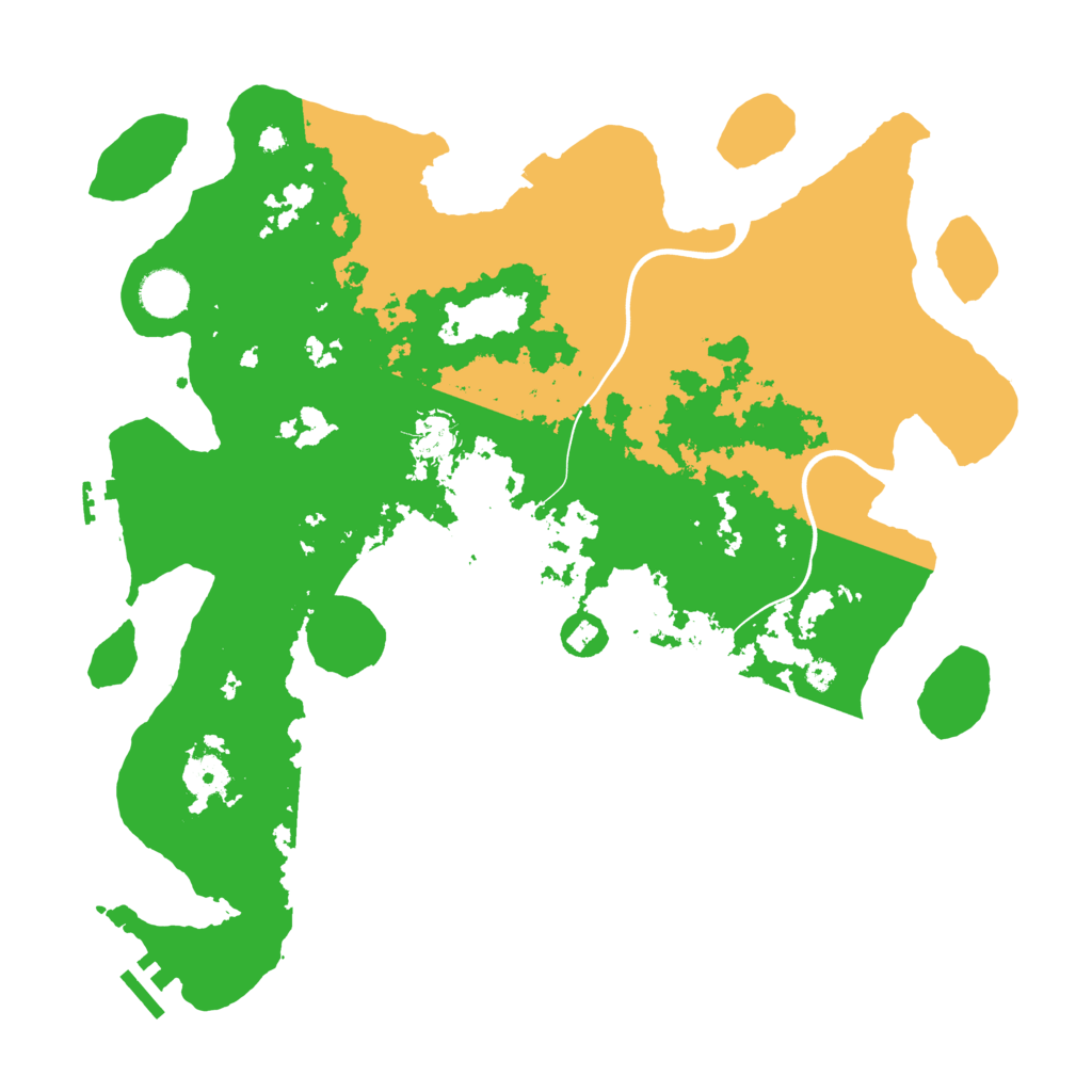Biome Rust Map: Procedural Map, Size: 3900, Seed: 25418559