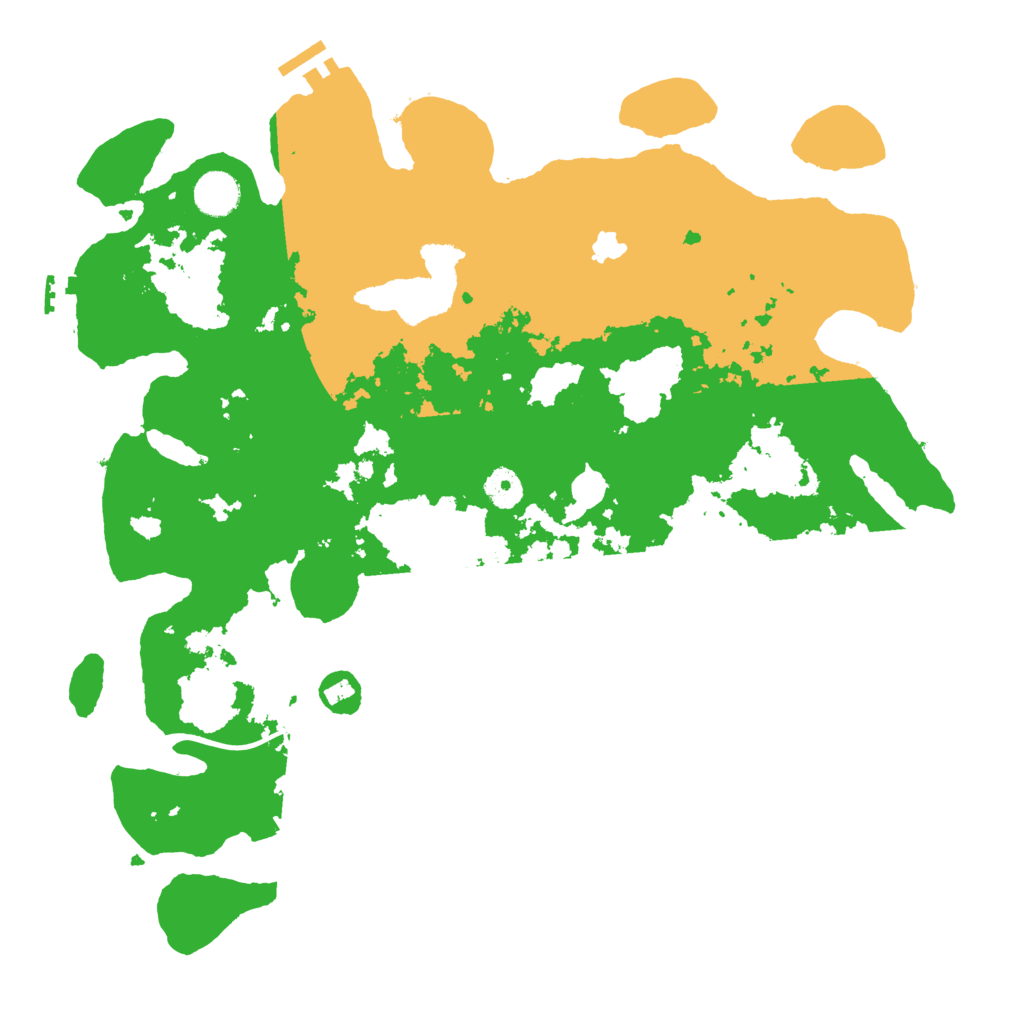 Biome Rust Map: Procedural Map, Size: 4000, Seed: 3524709
