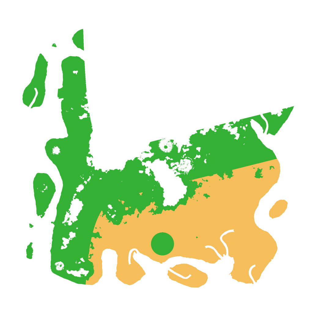 Biome Rust Map: Procedural Map, Size: 3600, Seed: 69140473