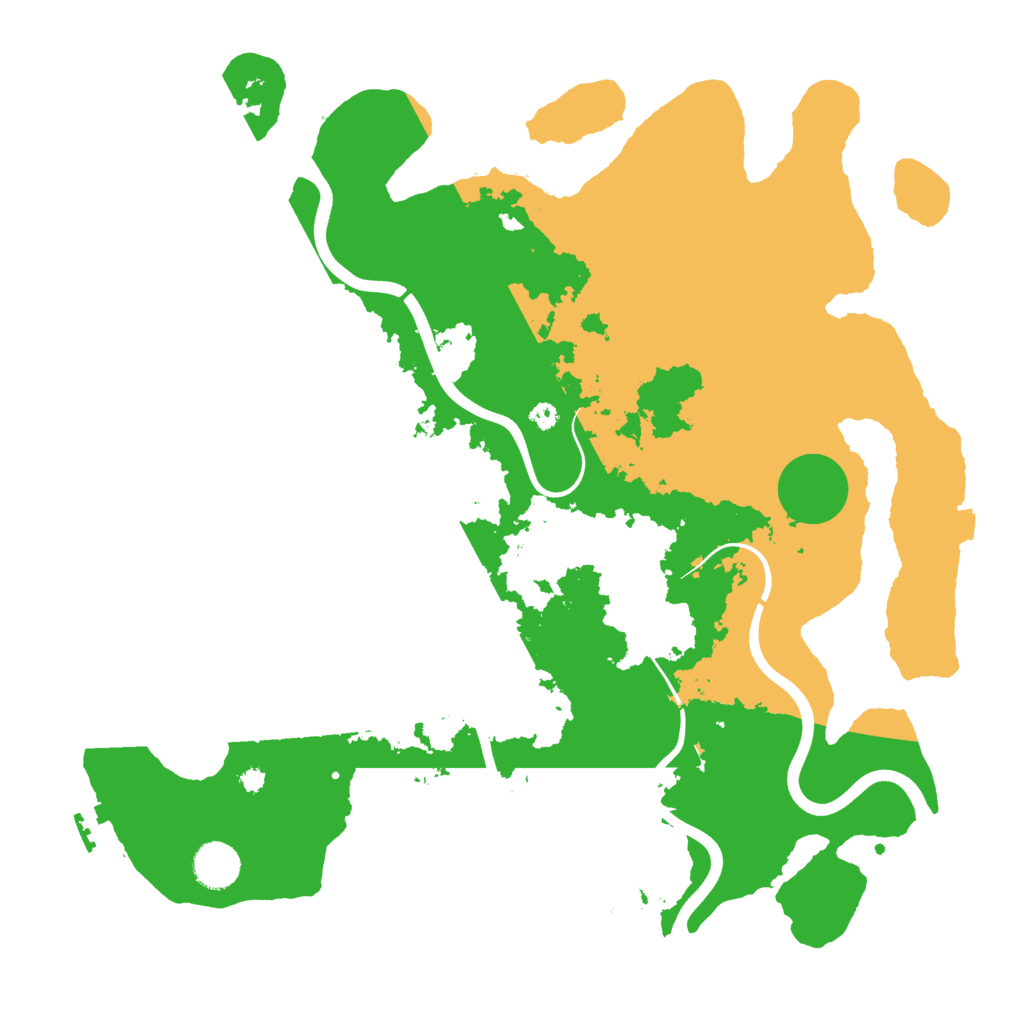 Biome Rust Map: Procedural Map, Size: 3850, Seed: 12782450