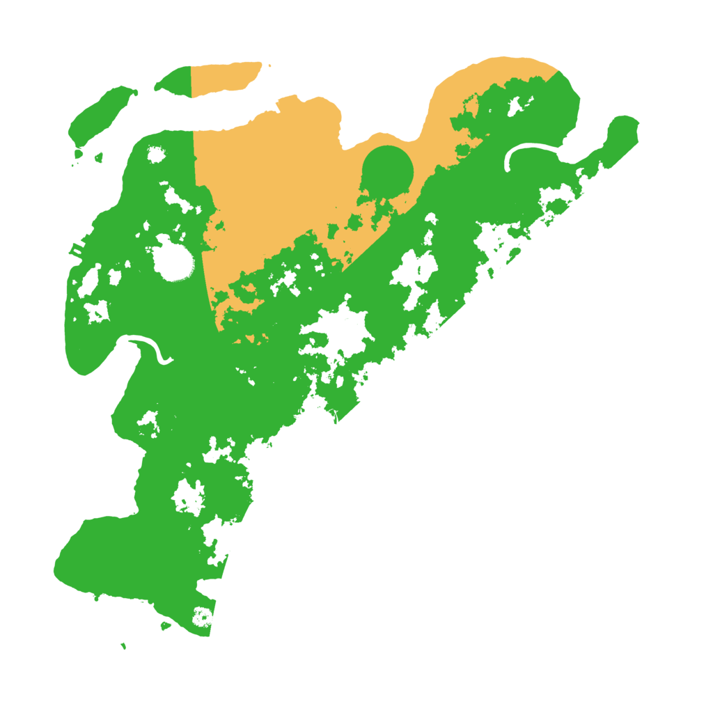 Biome Rust Map: Procedural Map, Size: 3700, Seed: 60410896