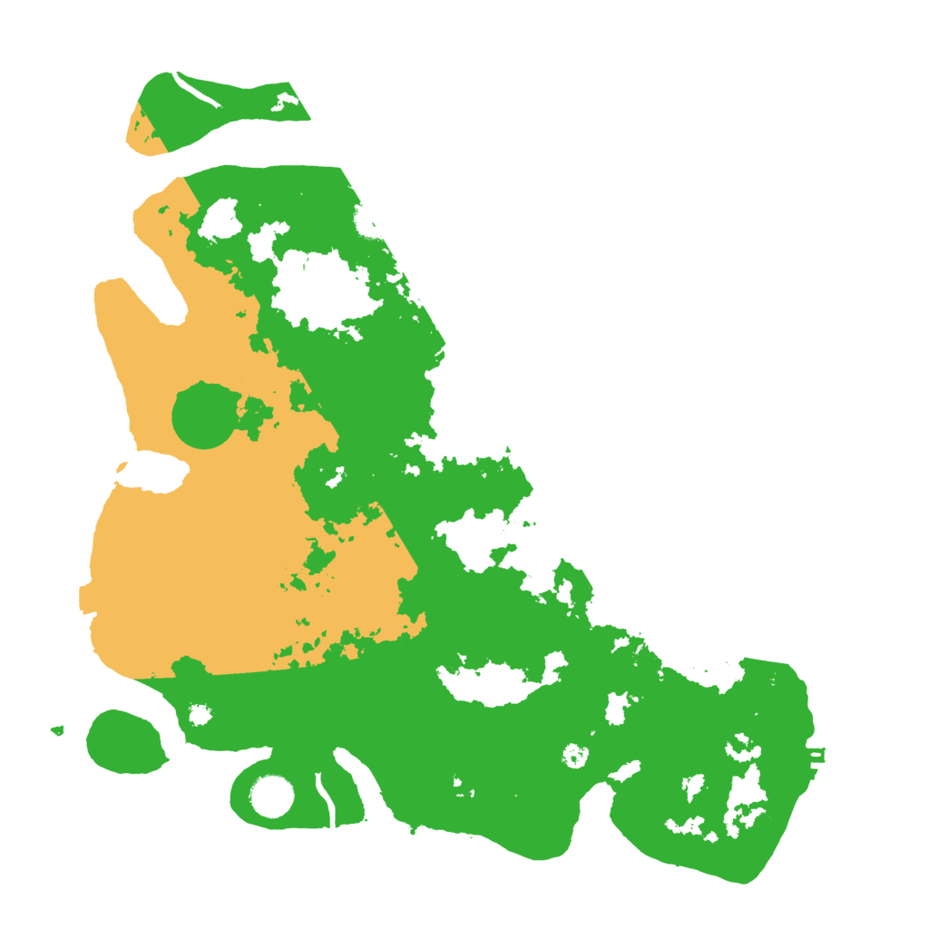 Biome Rust Map: Procedural Map, Size: 3800, Seed: 83360304
