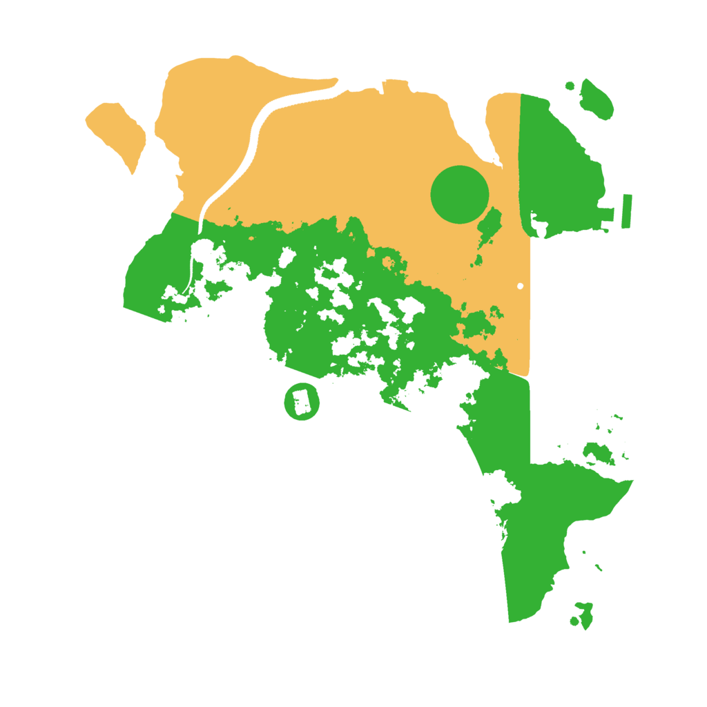 Biome Rust Map: Procedural Map, Size: 3200, Seed: 463