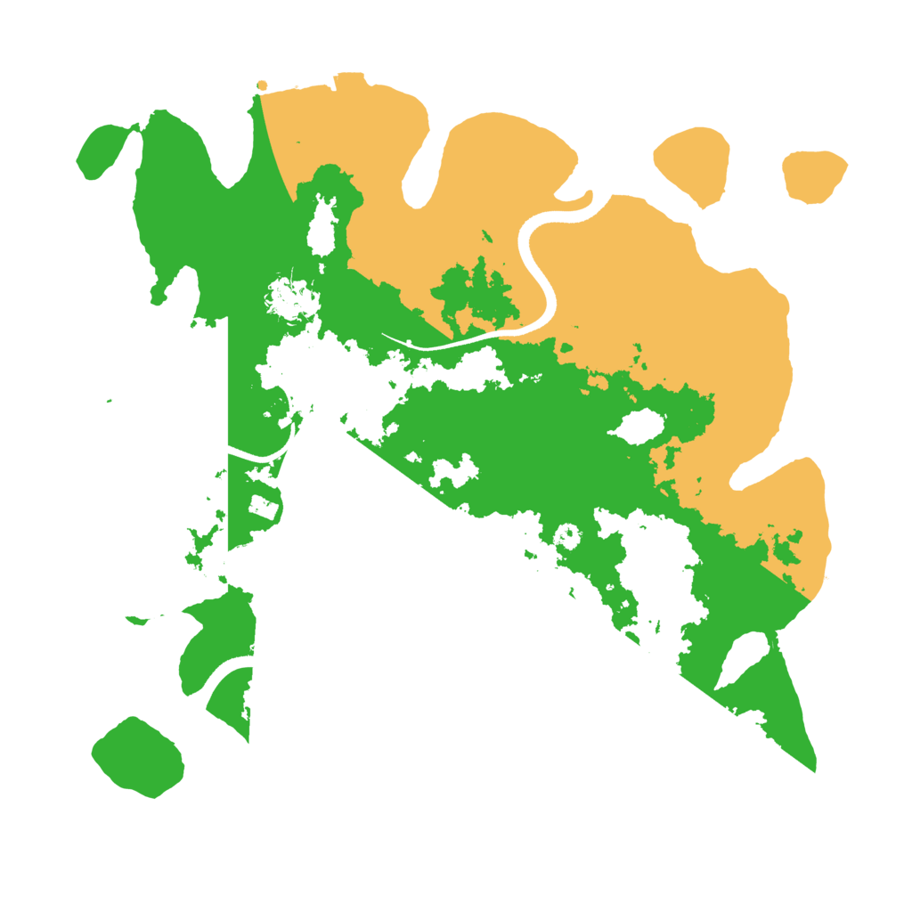 Biome Rust Map: Procedural Map, Size: 3500, Seed: 840102451
