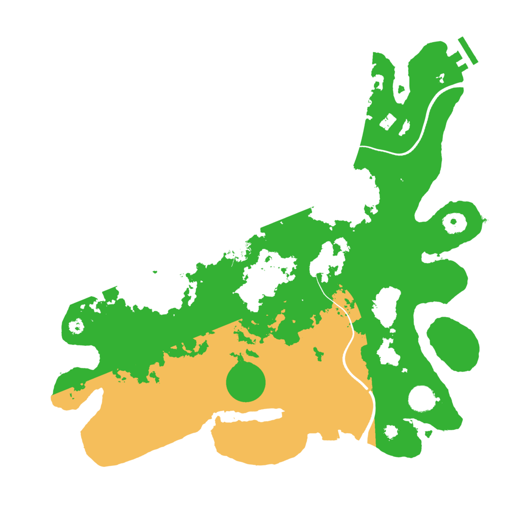 Biome Rust Map: Procedural Map, Size: 3450, Seed: 15519068