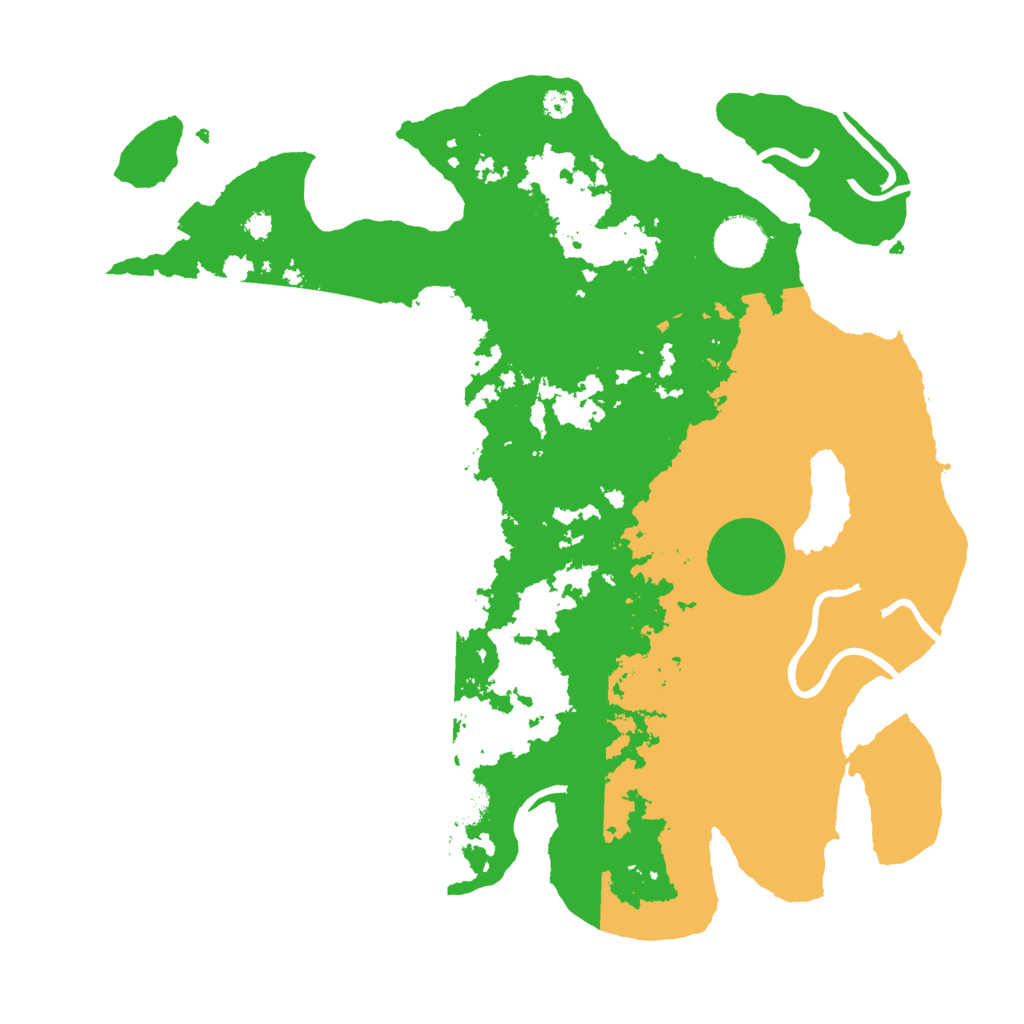 Biome Rust Map: Procedural Map, Size: 3500, Seed: 2003