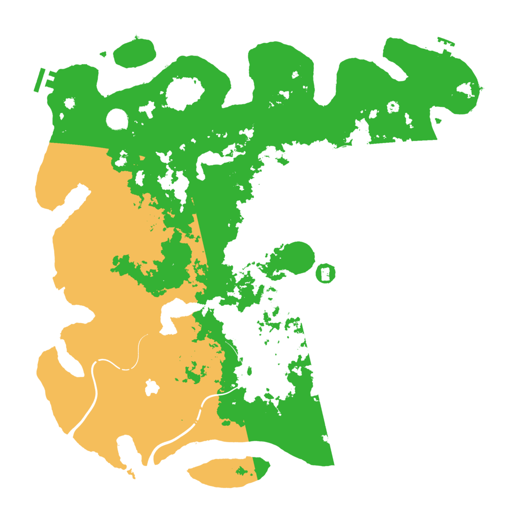 Biome Rust Map: Procedural Map, Size: 4300, Seed: 88654982