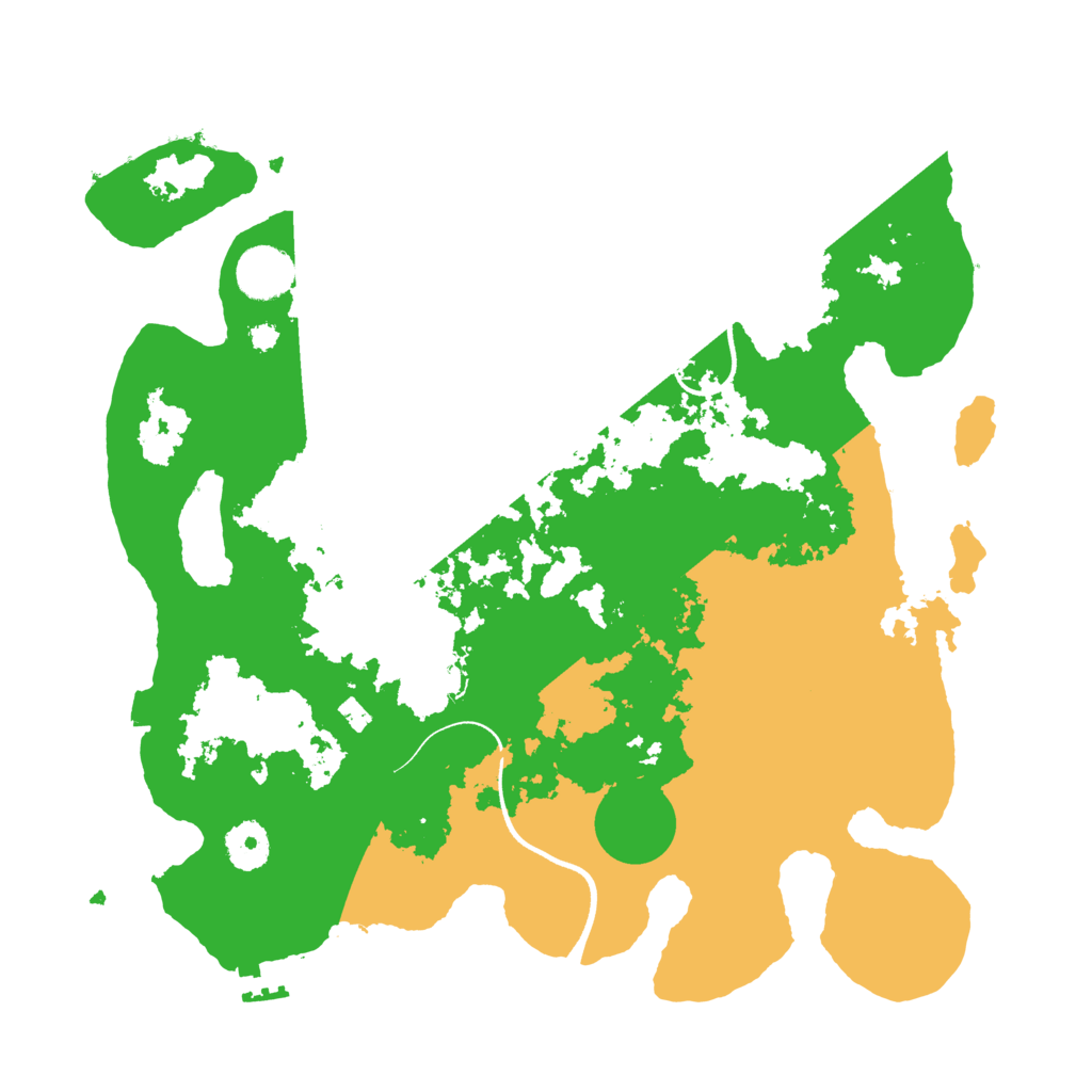 Biome Rust Map: Procedural Map, Size: 3550, Seed: 3893243