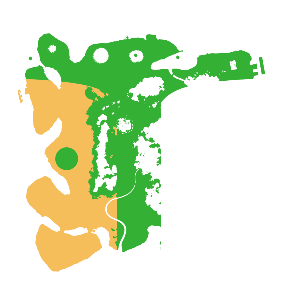Biome Rust Map: Procedural Map, Size: 3400, Seed: 31783658