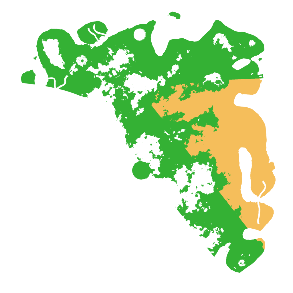 Biome Rust Map: Procedural Map, Size: 4300, Seed: 739662804