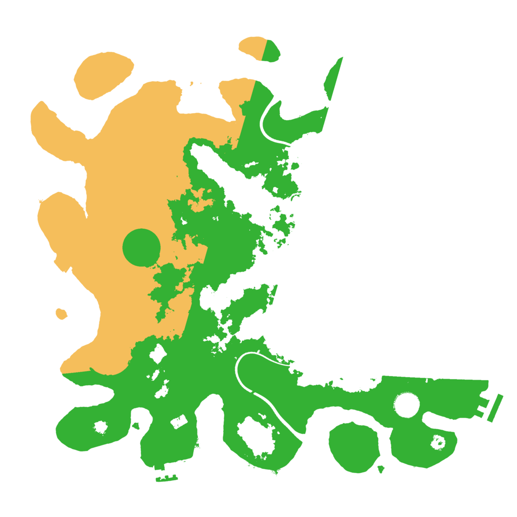 Biome Rust Map: Procedural Map, Size: 3600, Seed: 4921639