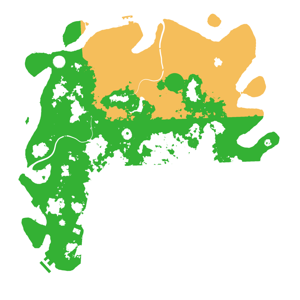 Biome Rust Map: Procedural Map, Size: 4300, Seed: 92880848