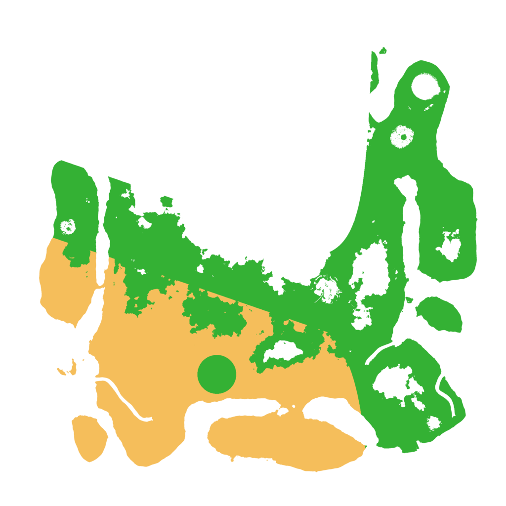 Biome Rust Map: Procedural Map, Size: 3450, Seed: 73800503