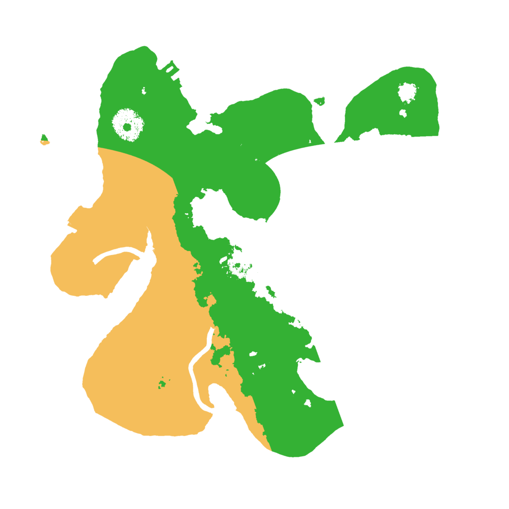 Biome Rust Map: Procedural Map, Size: 2501, Seed: 67438984