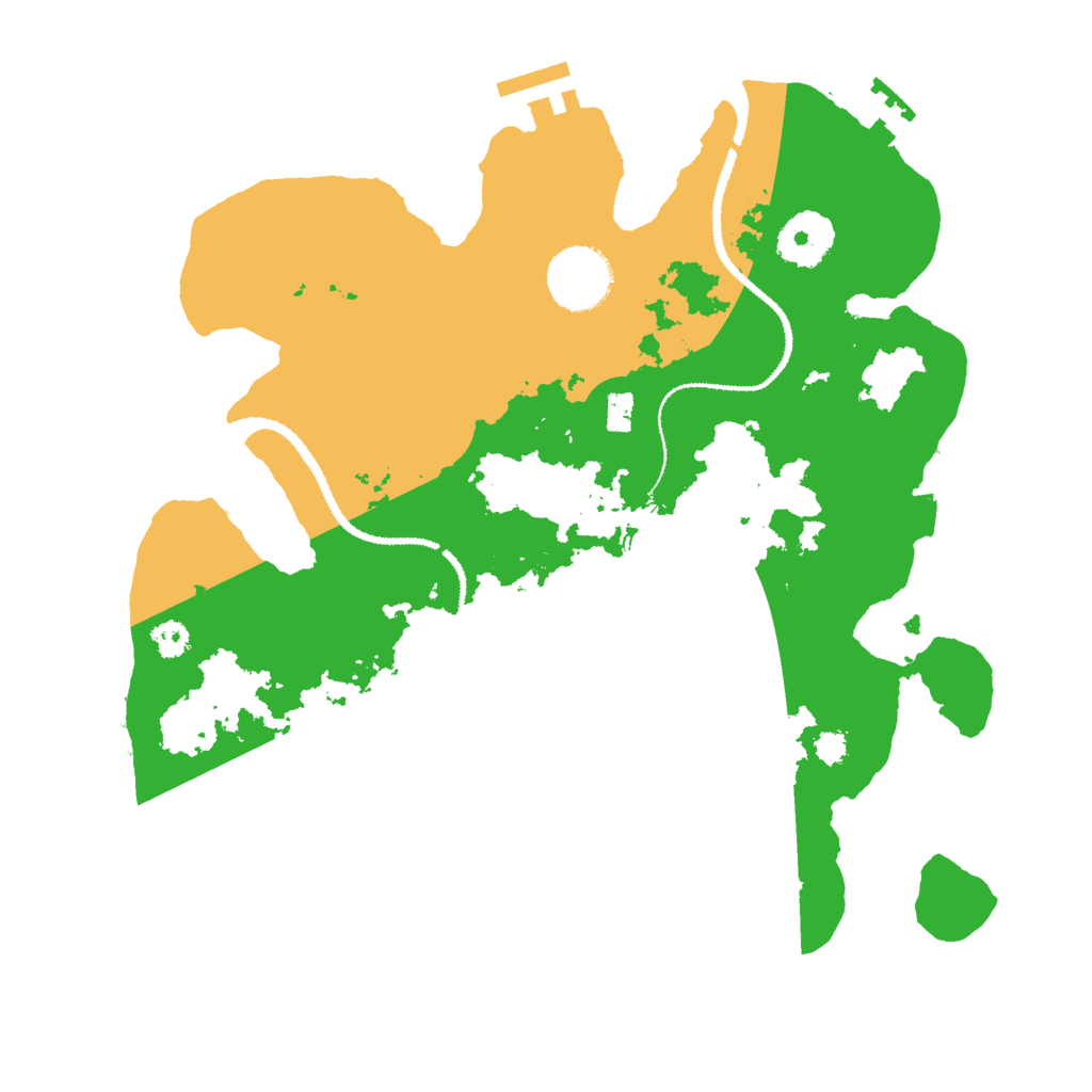 Biome Rust Map: Procedural Map, Size: 3000, Seed: 44743