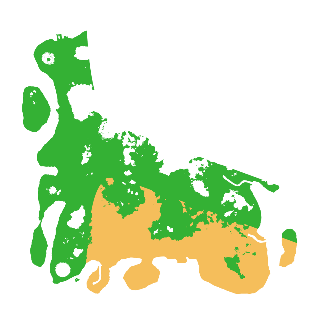 Biome Rust Map: Procedural Map, Size: 3800, Seed: 81268598