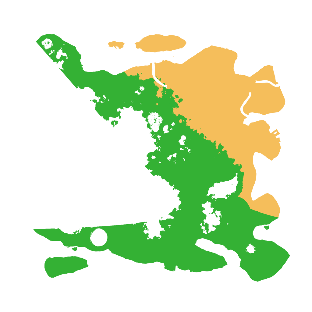 Biome Rust Map: Procedural Map, Size: 3250, Seed: 51767