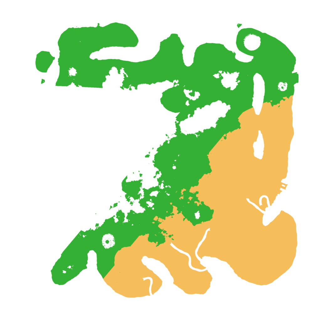 Biome Rust Map: Procedural Map, Size: 3500, Seed: 56600841