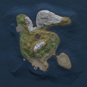Thumbnail Rust Map: Procedural Map, Size: 1750, Seed: 1918922942, 4 Monuments