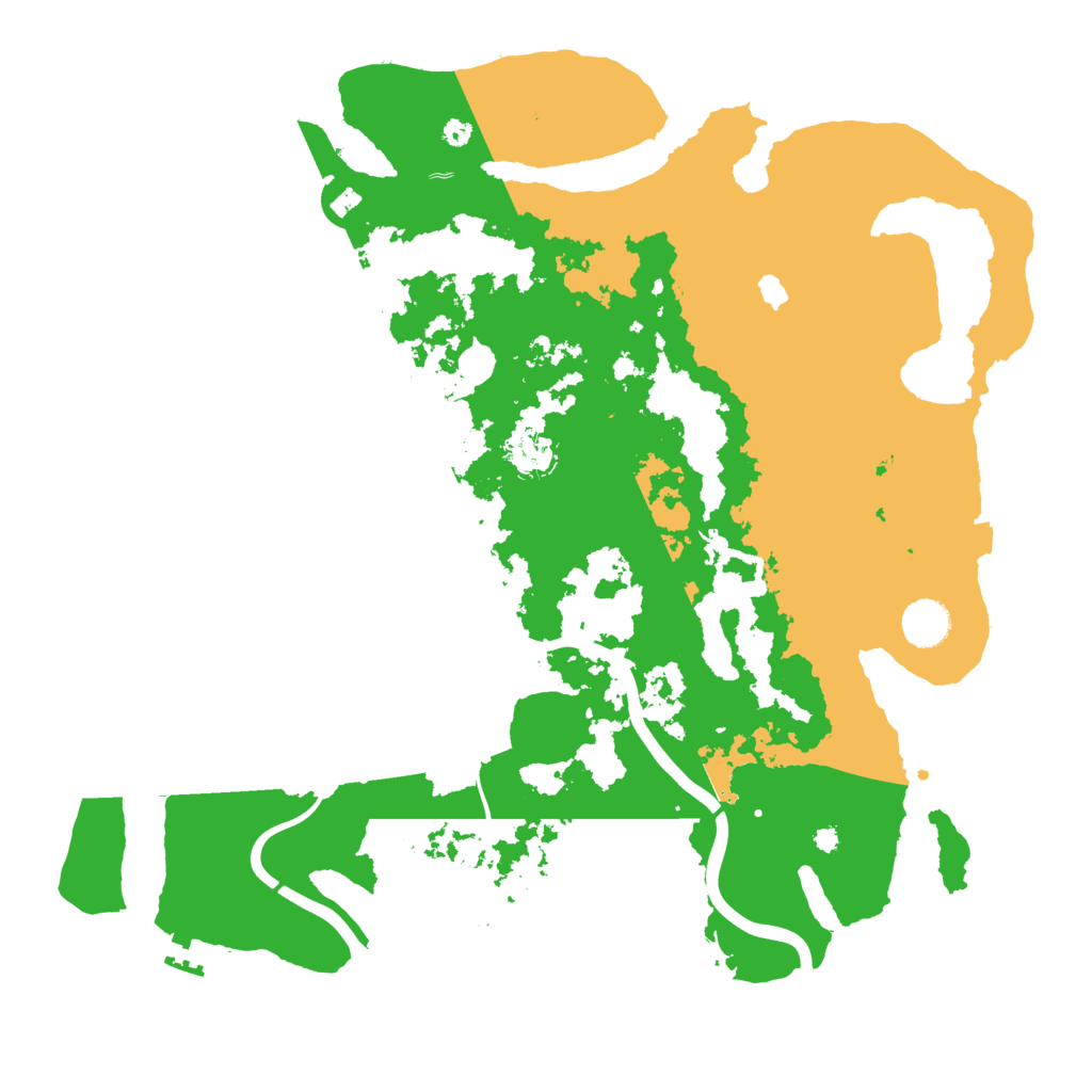 Biome Rust Map: Procedural Map, Size: 4000, Seed: 5378618
