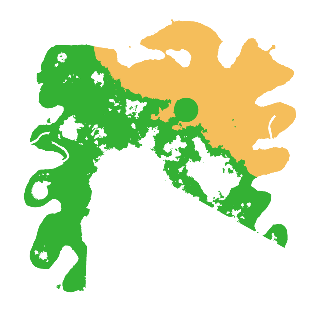 Biome Rust Map: Procedural Map, Size: 3500, Seed: 104875612