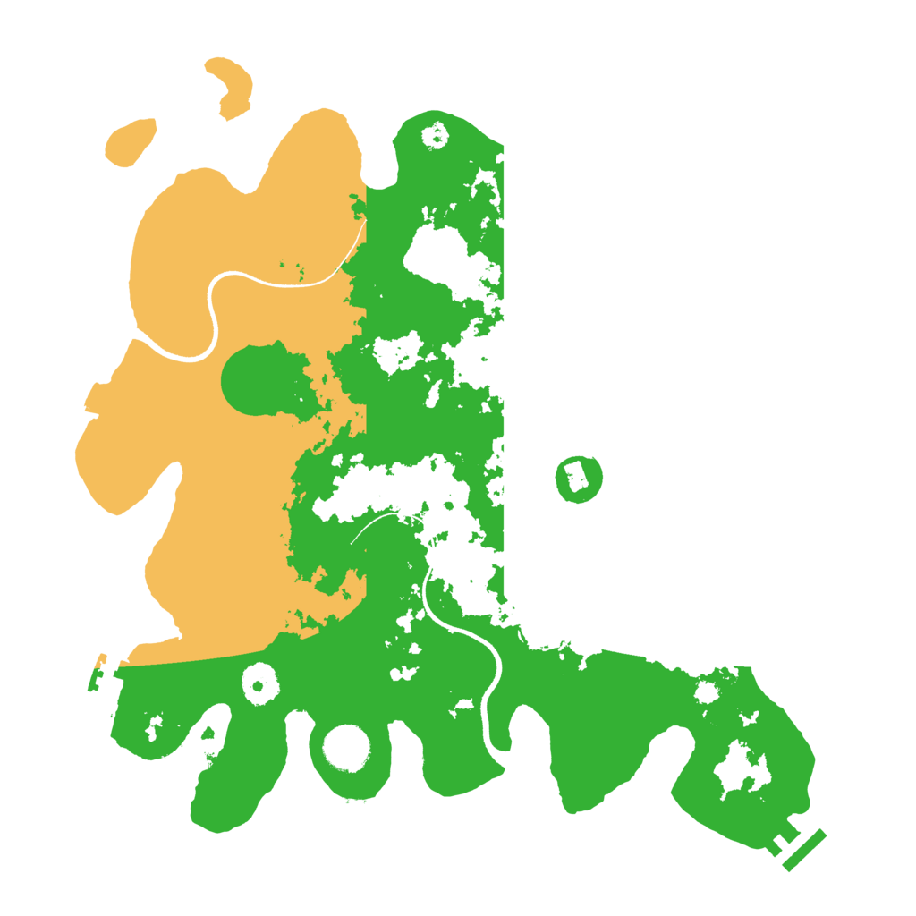 Biome Rust Map: Procedural Map, Size: 3500, Seed: 215740816