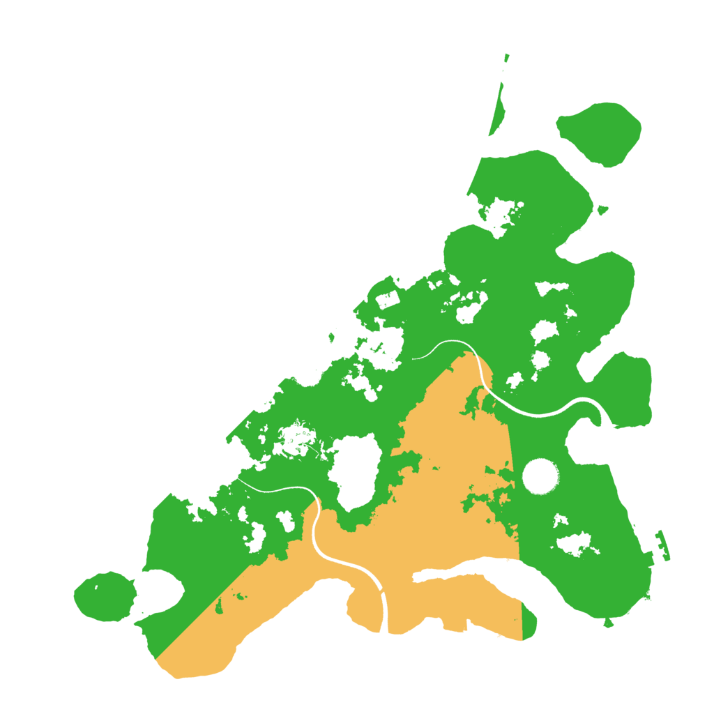 Biome Rust Map: Procedural Map, Size: 3500, Seed: 1408578957