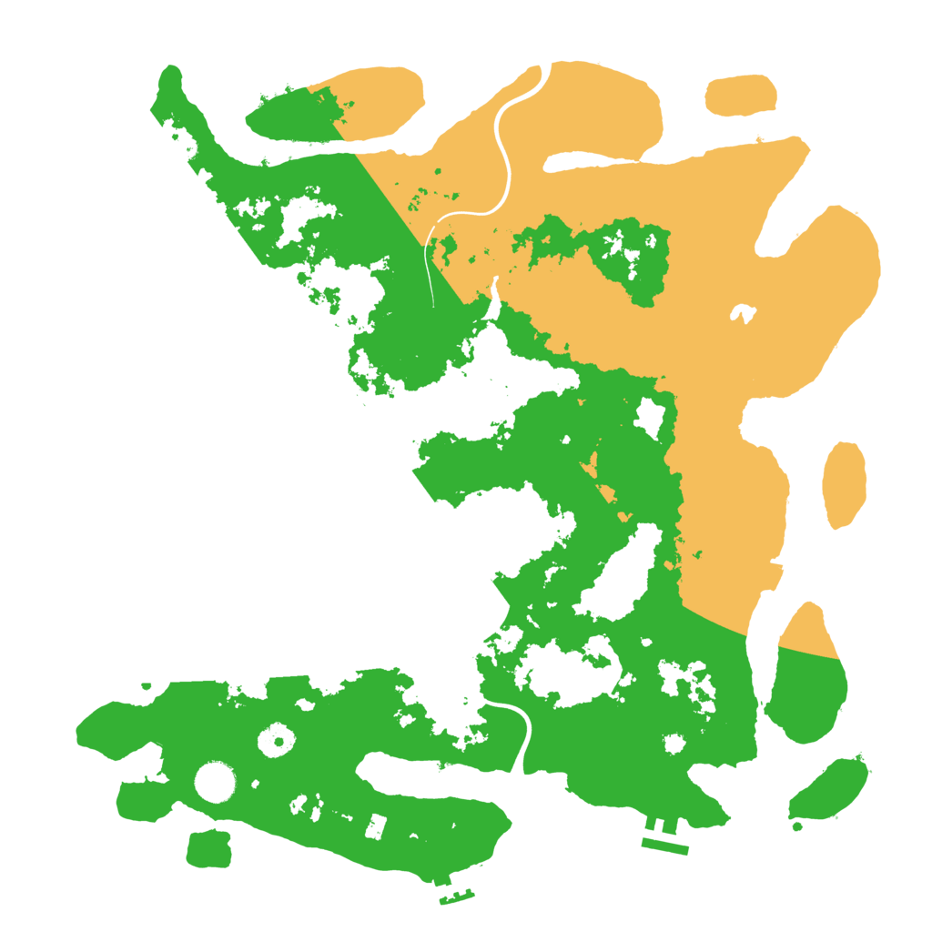 Biome Rust Map: Procedural Map, Size: 4000, Seed: 73663507