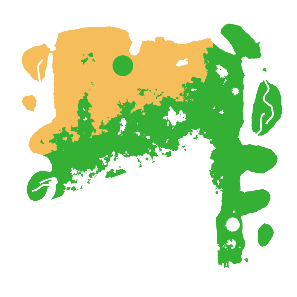 Biome Rust Map: Procedural Map, Size: 3800, Seed: 54358868