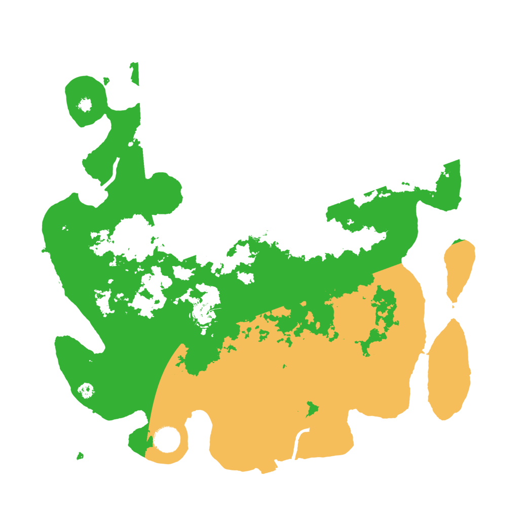 Biome Rust Map: Procedural Map, Size: 3500, Seed: 380700474