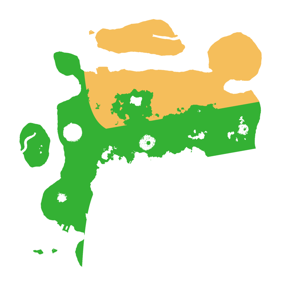 Biome Rust Map: Procedural Map, Size: 3000, Seed: 2358