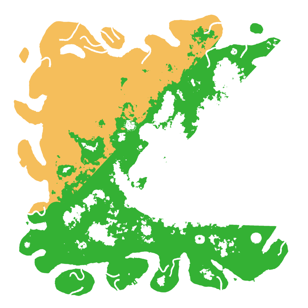 Biome Rust Map: Procedural Map, Size: 5000, Seed: 50111