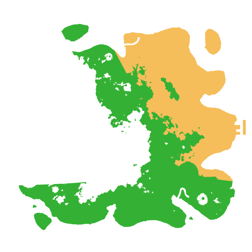 Biome Rust Map: Procedural Map, Size: 3450, Seed: 52118819