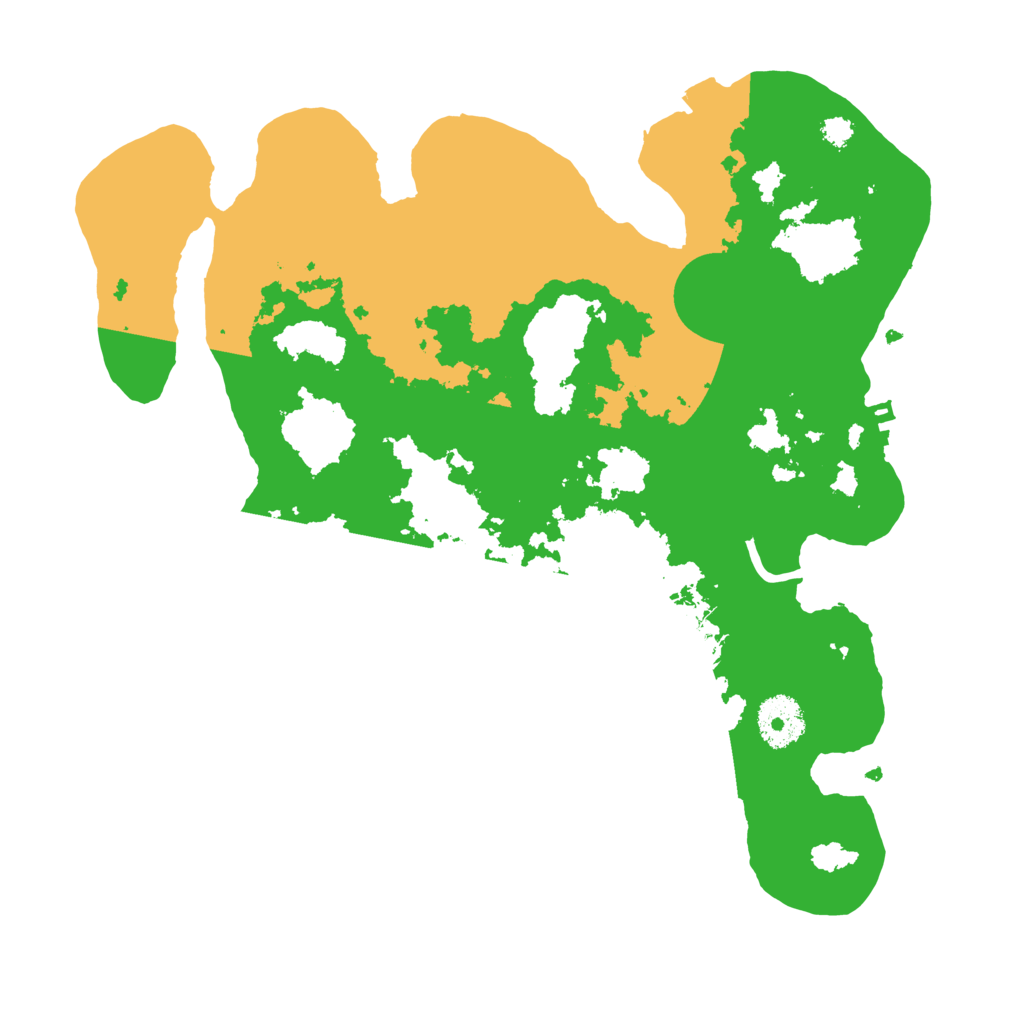 Biome Rust Map: Procedural Map, Size: 3150, Seed: 6738