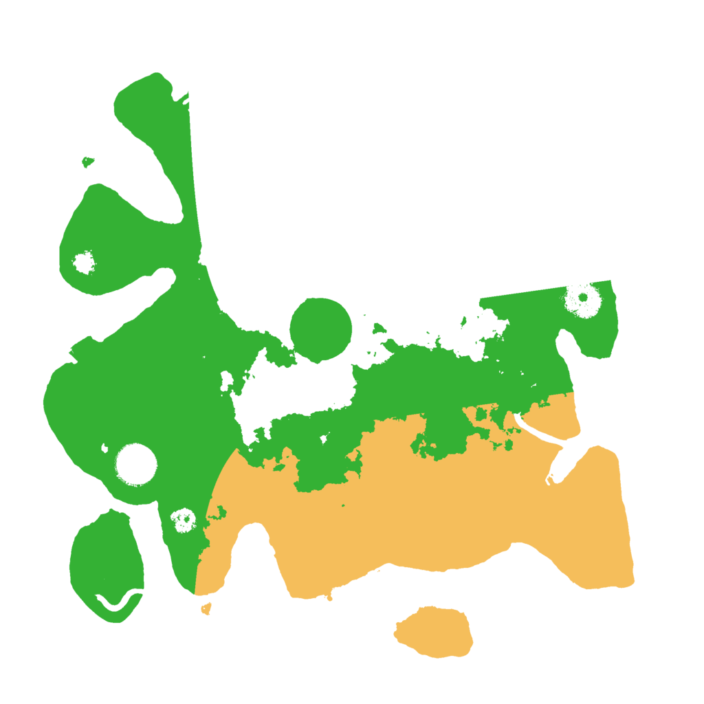 Biome Rust Map: Procedural Map, Size: 3000, Seed: 31952