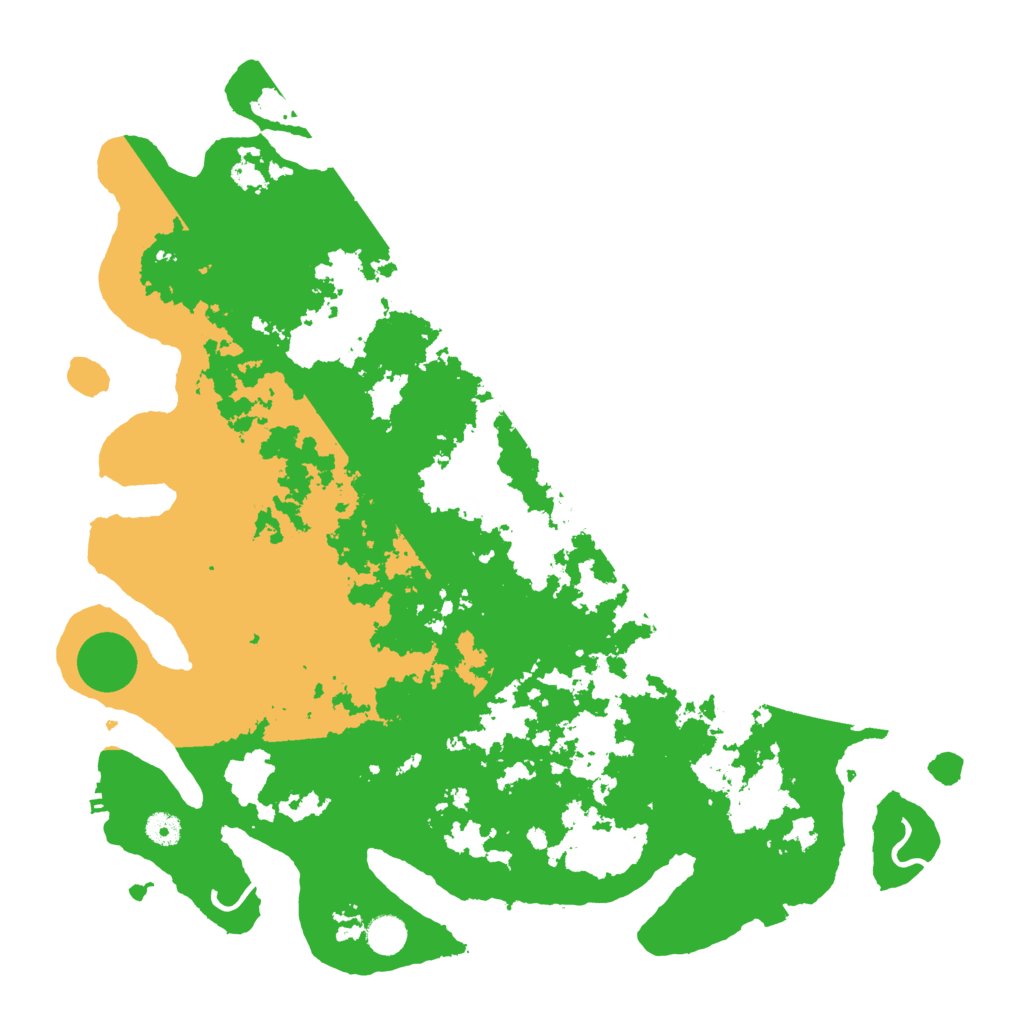 Biome Rust Map: Procedural Map, Size: 4500, Seed: 63664299