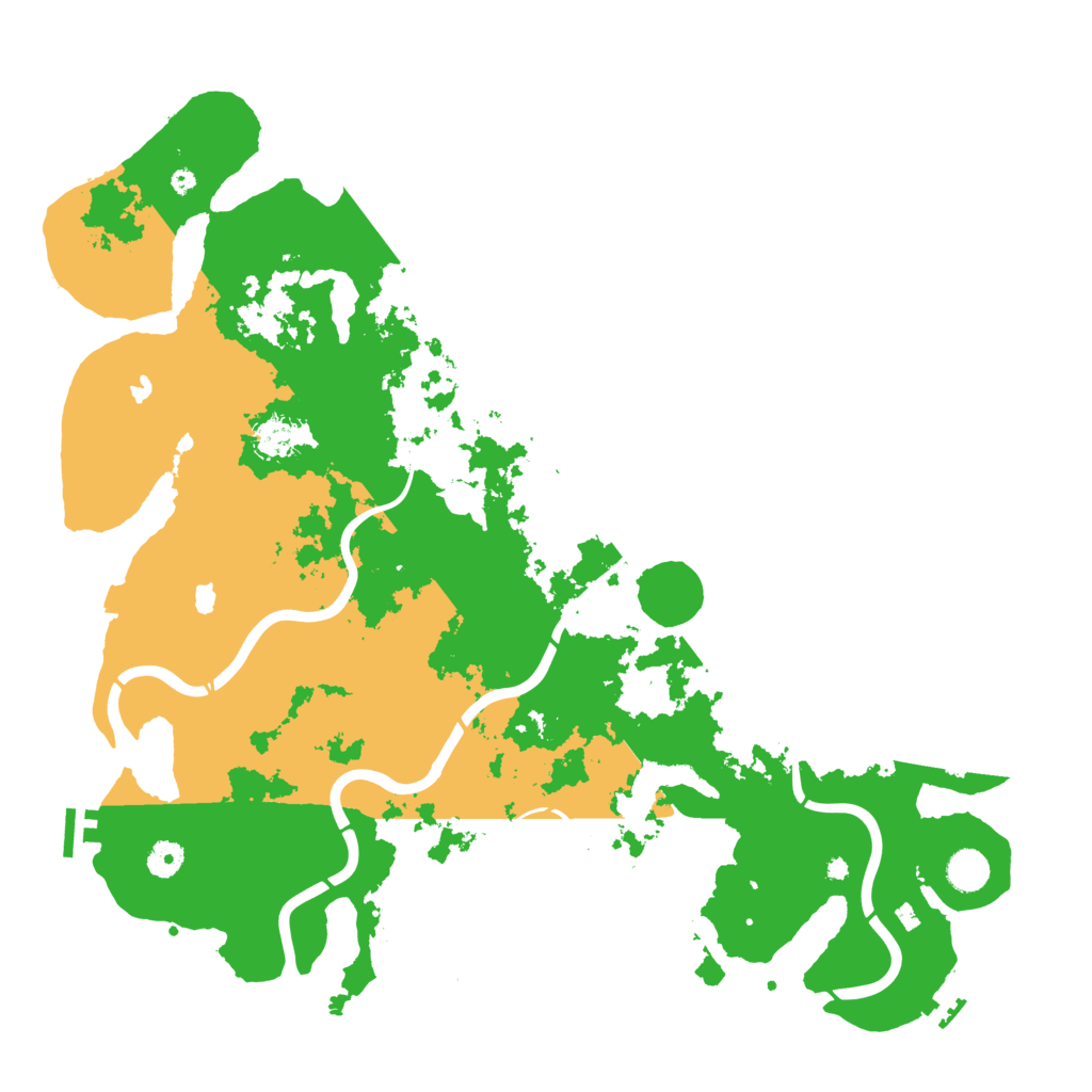 Biome Rust Map: Procedural Map, Size: 4500, Seed: 8046311
