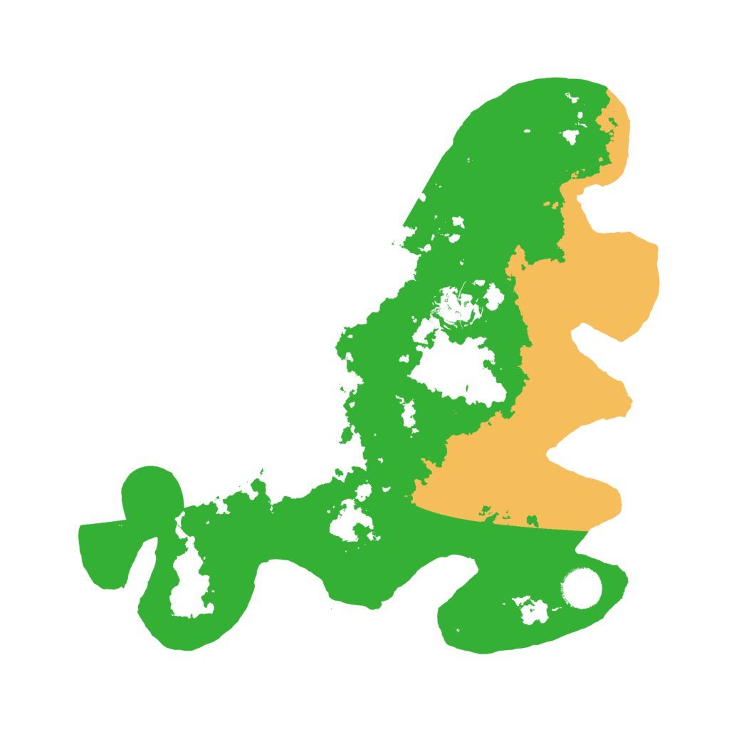 Biome Rust Map: Barren, Size: 3200, Seed: 8