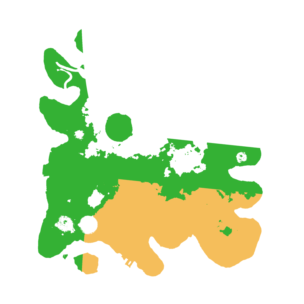 Biome Rust Map: Procedural Map, Size: 3000, Seed: 21651652