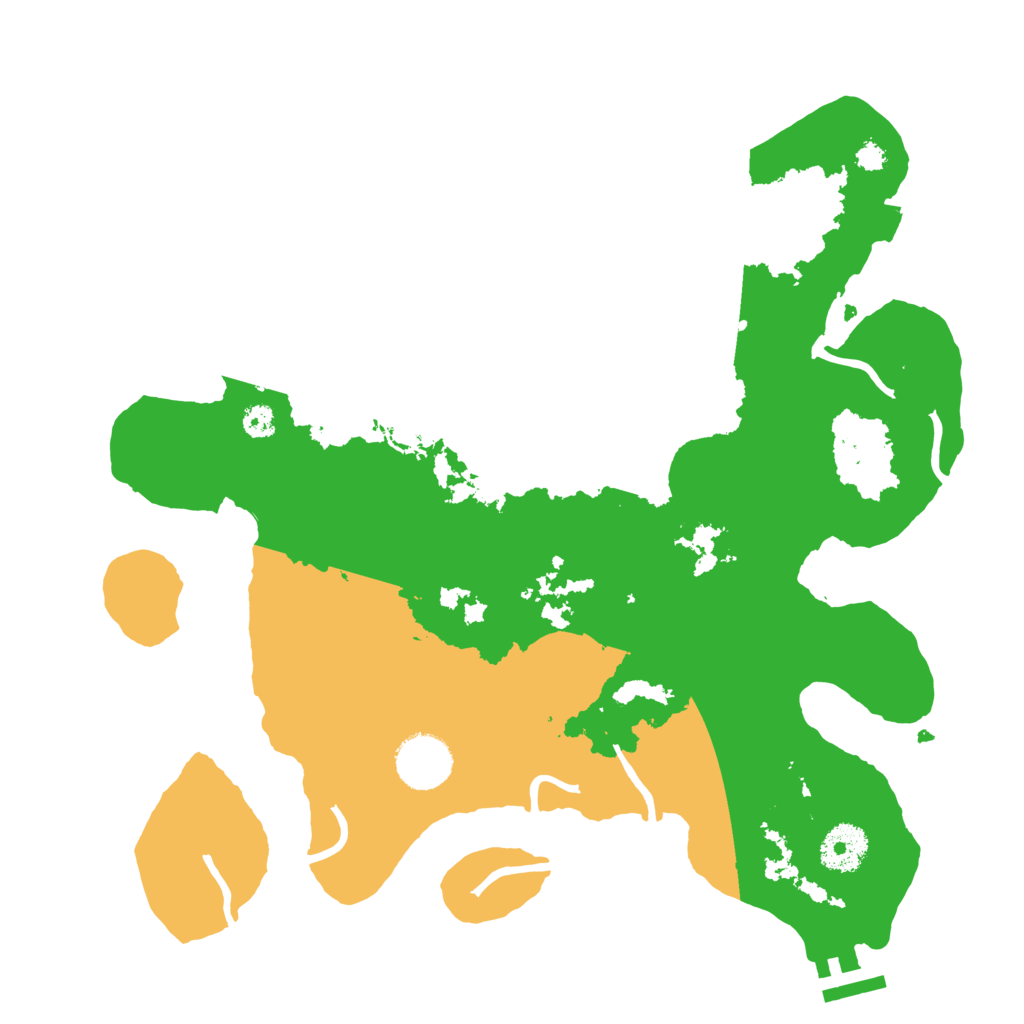 Biome Rust Map: Procedural Map, Size: 3250, Seed: 87943