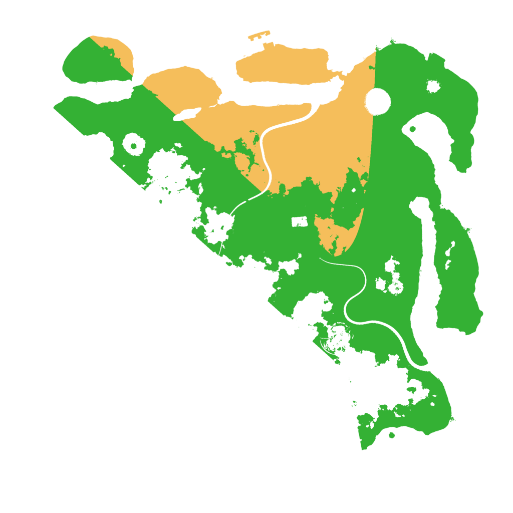 Biome Rust Map: Procedural Map, Size: 3500, Seed: 186082939