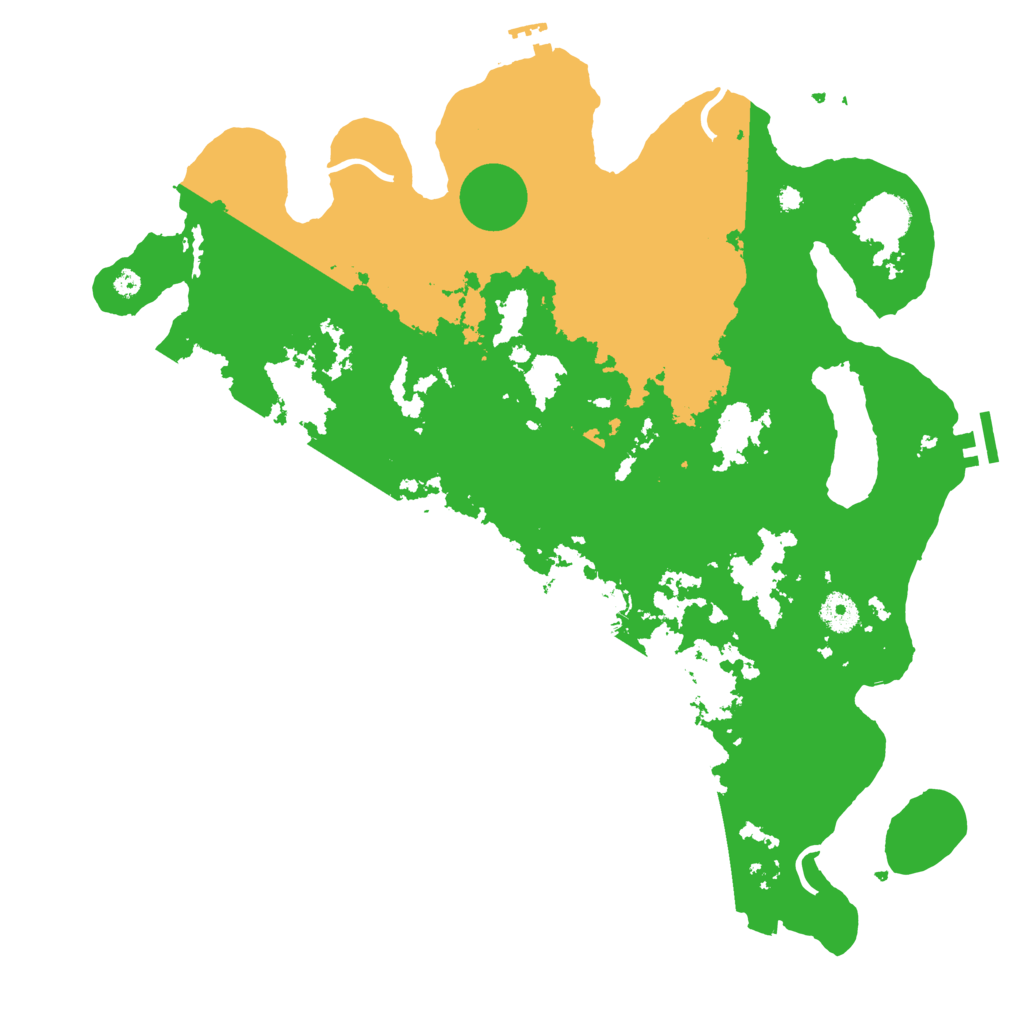Biome Rust Map: Procedural Map, Size: 4000, Seed: 93601447