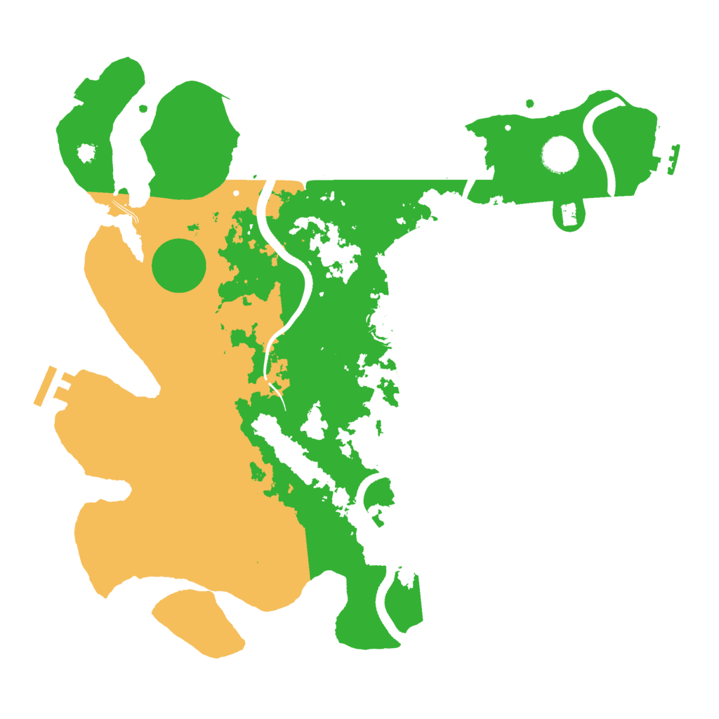Biome Rust Map: Procedural Map, Size: 3500, Seed: 1629819835